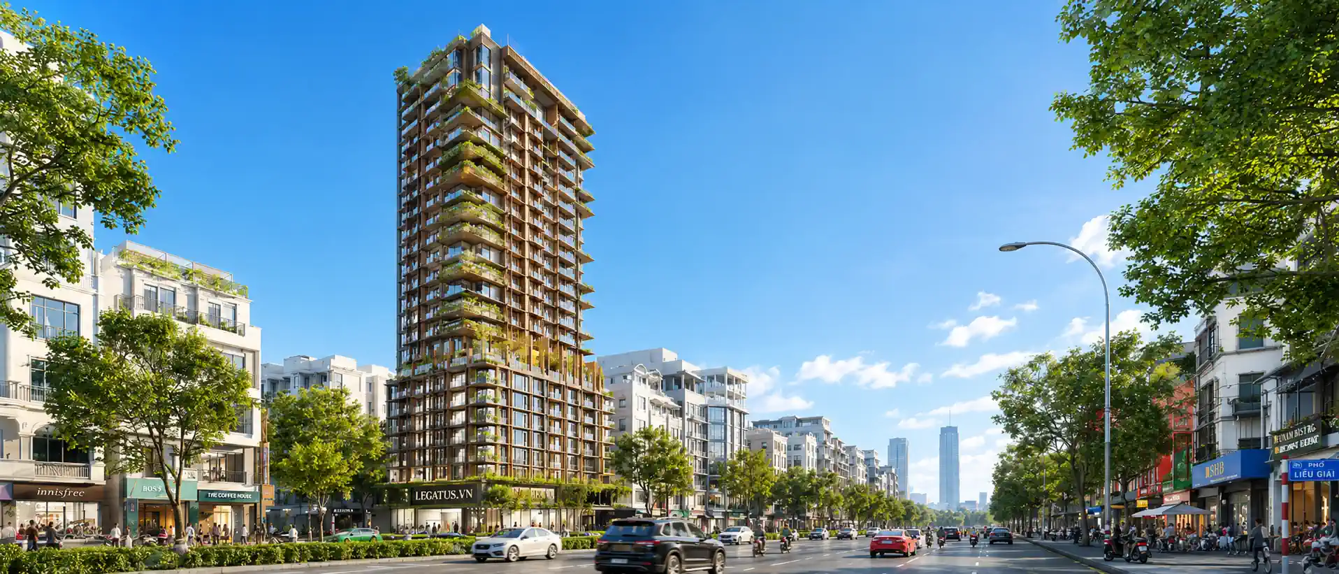 The Legatus: Khoảng cách đến các đại sứ quán và trung tâm ngoại giao lớn tại Hà Nội