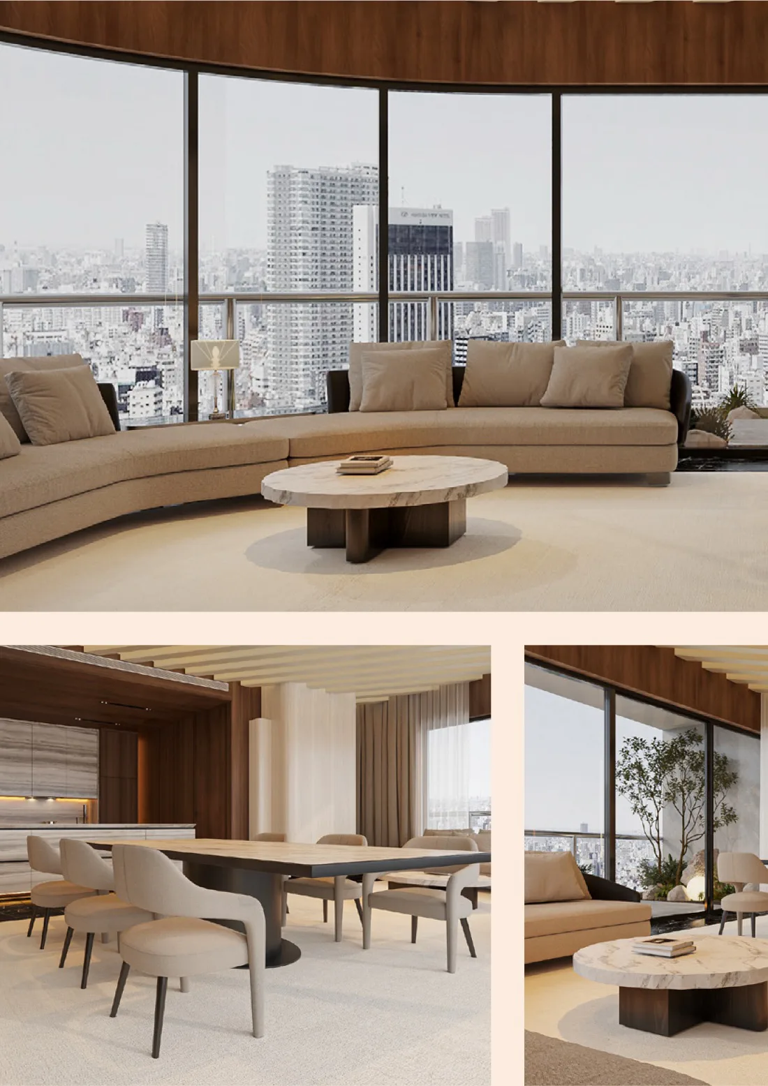 Không gian nội thất căn hộ NIKO Tower theo phong cách quiet luxury