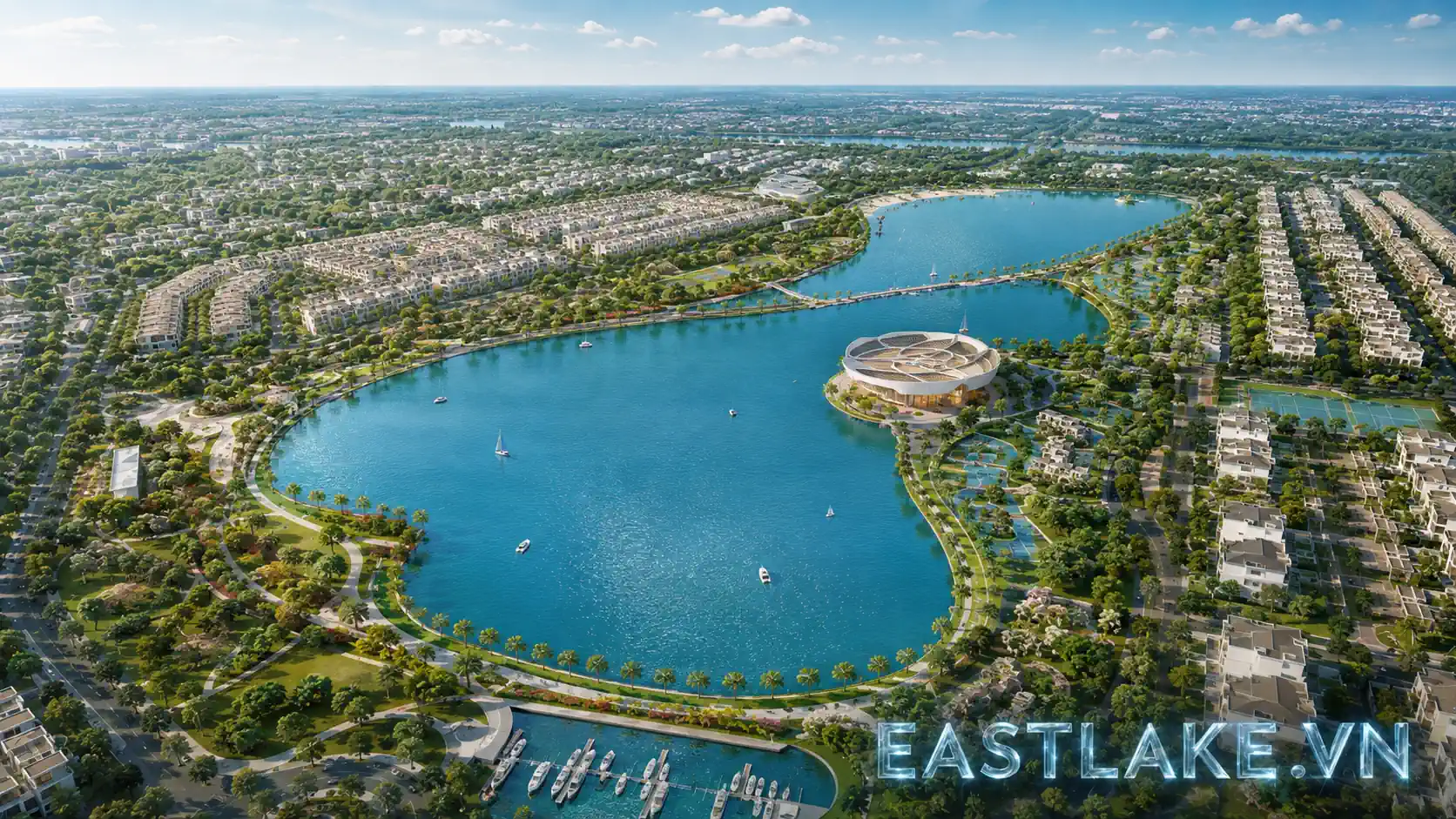Phối cảnh East Lake City - hình minh họa